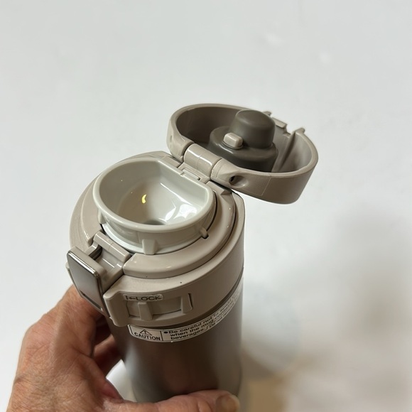 Zojirushi Champagne Gold 12 oz. stainless Steel Thermos Flask NEW - Picture 7 of 8